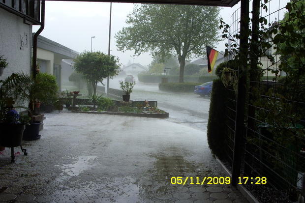 Hagelschauer über Heilbronn