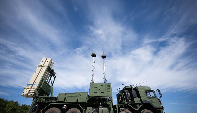 Der Raketenwerfer des Flugabwehrsystems Iris-T (Archivbild)