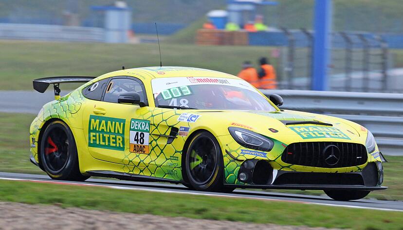 Luca-Sandro Trefz hat hinter dem Steuer des Mercedes-AMG gemeinsam mit Julien Apothéloz überrascht, das große Happy End aber verpasst.
Foto: imago images / Eibner