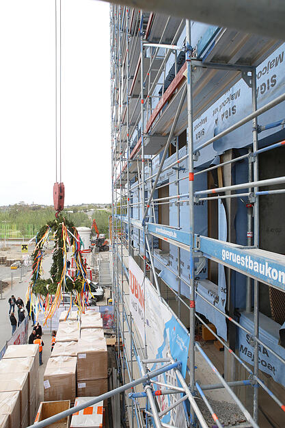 Richtfest Holzhaus Neckarbogen