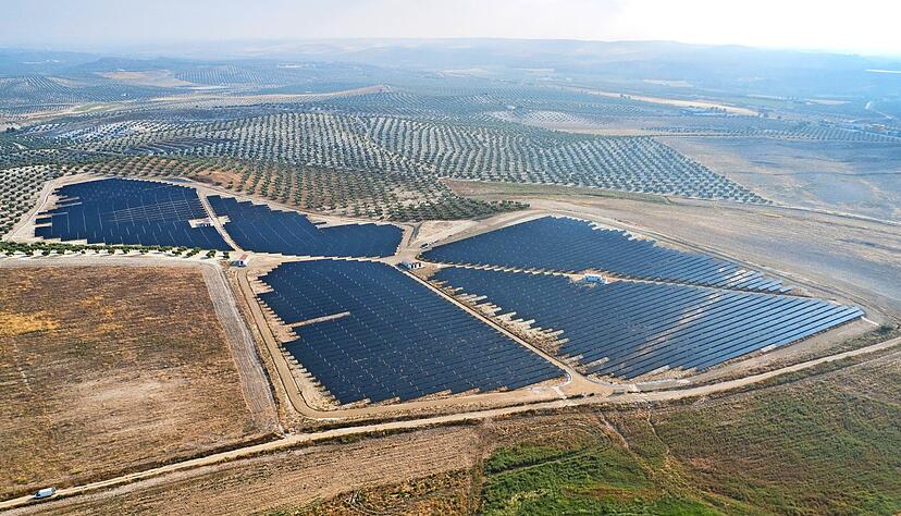 Solch ein Solarkraftwerk soll den Strom liefern, um in Spanien Wasserstoff herzustellen. In Deutschland k&ouml;nnte dann gr&uuml;ner Treibstoff daraus werden.
Foto: privat