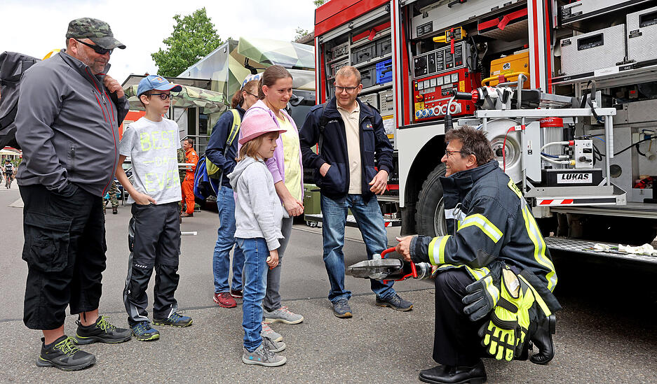 Blaulichttage auf der Gartenschau Eppingen