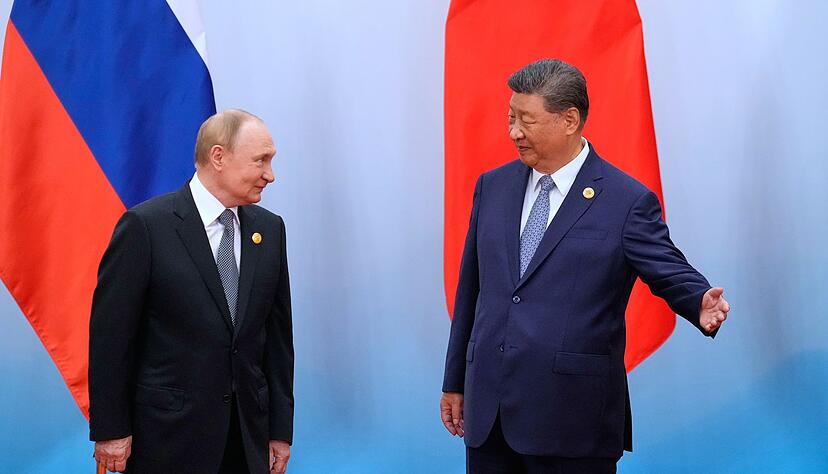 Sehen sich als Verbündete: Xi und Putin.