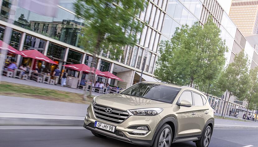 Den Hyundai Tucson gibt es als Benziner und Diesel. Den Hyundai Tucson gibt es als Benziner und Diesel.