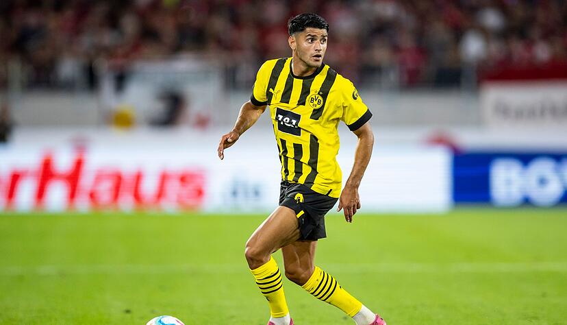 Mahmoud Dahoud in Aktion für Borussia Dortmund. Mahmoud Dahoud in Aktion für Borussia Dortmund.