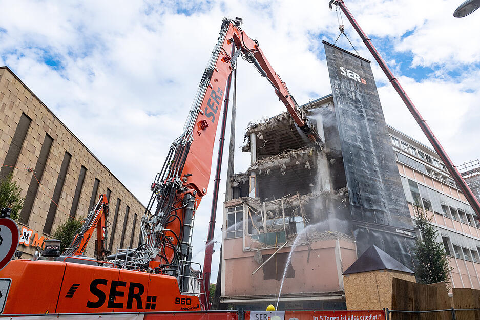 Kaufhaus Barthel wird abgerissen