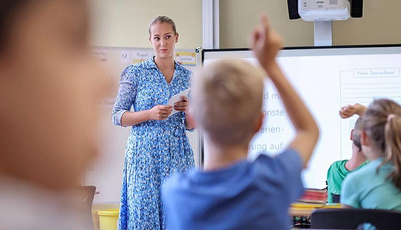 F&uuml;r 69 261 Sch&uuml;ler in Stadt- und Landkreis Heilbronn und Hohenlohe beginnt am Montag das neue Schuljahr. Wieder einmal ist die Personalversorgung auf Kante gen&auml;ht.
Foto: dpa