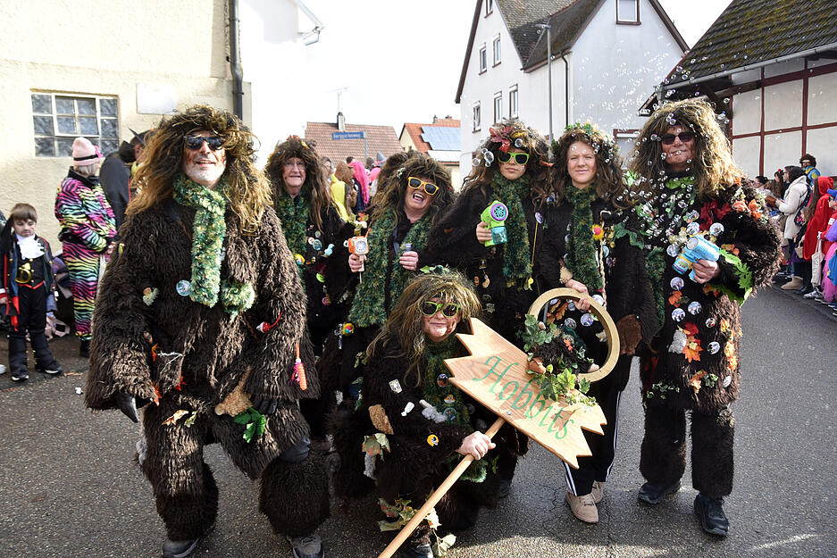 Partystimmung am Samstag .