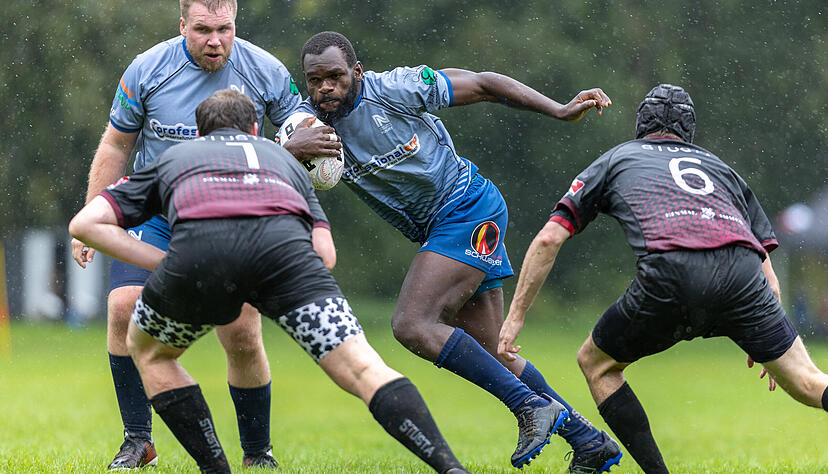 Erick Mutaki Kerre ist einer der Führungsspieler beim Rugby-Zweitligisten Sport-Union Neckarsulm. Wie der Kenianer zu dieser Sportart kam, ist eine kuriose Geschichte.
