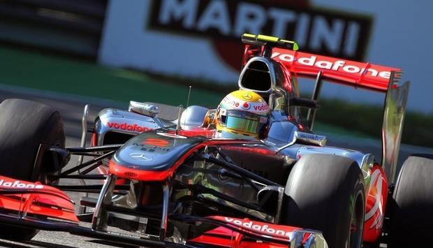 Lewis Hamilton muss in Monza aus der dritten Reihe starten.