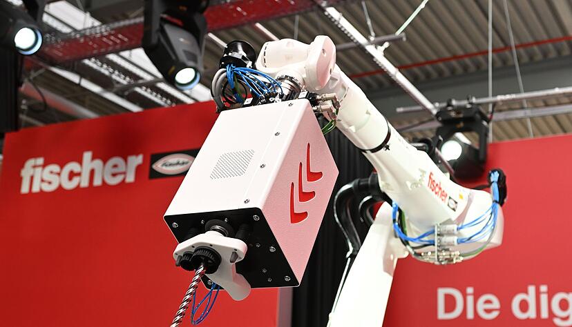 Der Bauroboter Baubot kommt unter anderem im Tunnel- und Brückenbau zum Einsatz. (Archivbild) Der Bauroboter Baubot kommt unter anderem im Tunnel- und Brückenbau zum Einsatz. (Archivbild)