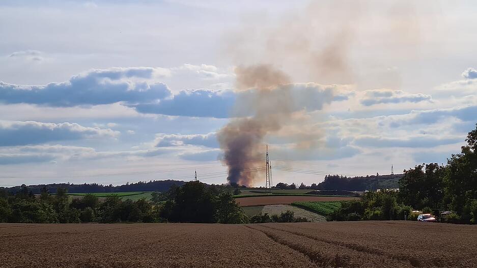 Brand auf Hof in Bad Rappenau