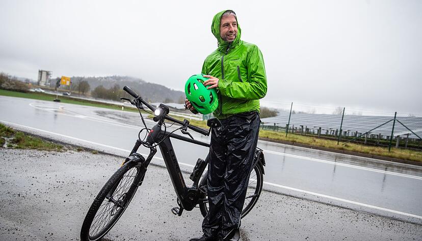 Palmer f&auml;hrt sein E-Bike als offiziellen &laquo;Dienstwagen&raquo;.