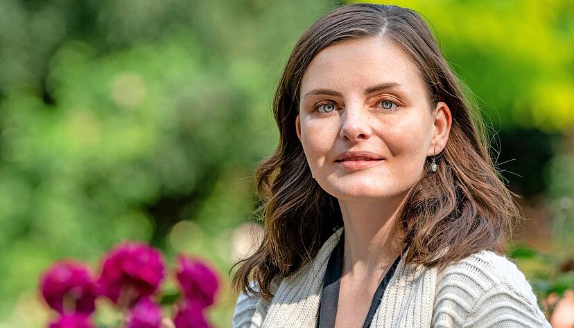 Helen Schilpp hat ihr Zuhause in Heilbronn gefunden. Schade findet sie, dass zu häufig die Probleme in den neuen Bundesländern im Fokus seien und nicht das Positive.
Foto: Christiana Kunz