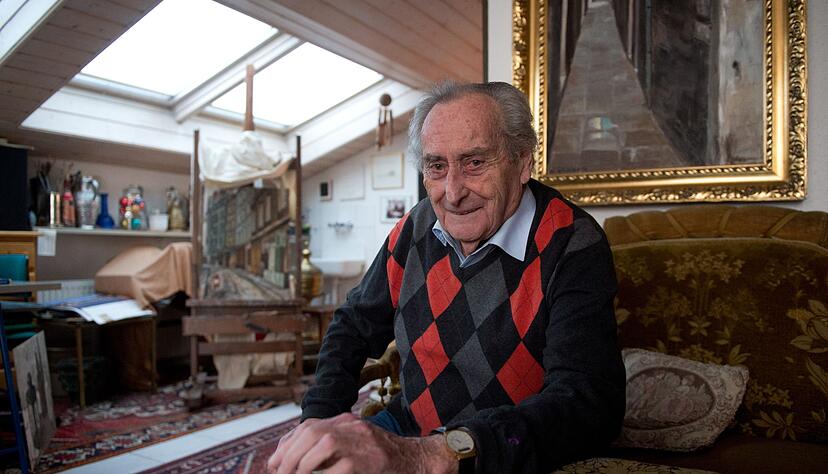 Walter Schultheiß war auch Maler. (Archivbild) Walter Schultheiß war auch Maler. (Archivbild)