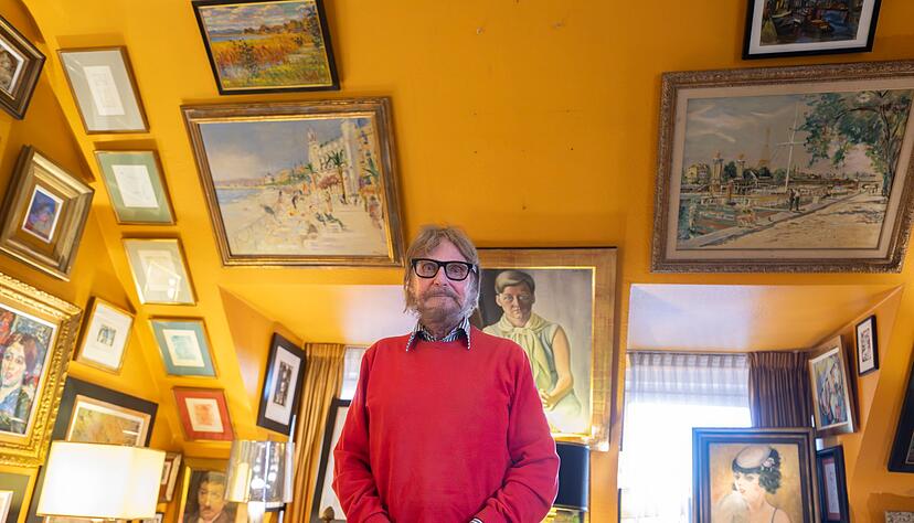 Wenn doch mal ein Platz an der Wand leer ist - dann ist das Werk gerade an ein Museum verliehen.