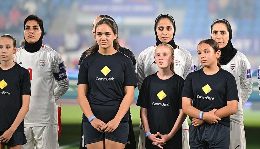 W&auml;hrend des ersten Spiels beim Asien Cup schwiegen die Iranerinnen bei der Nationalhymne. (Archivbild)