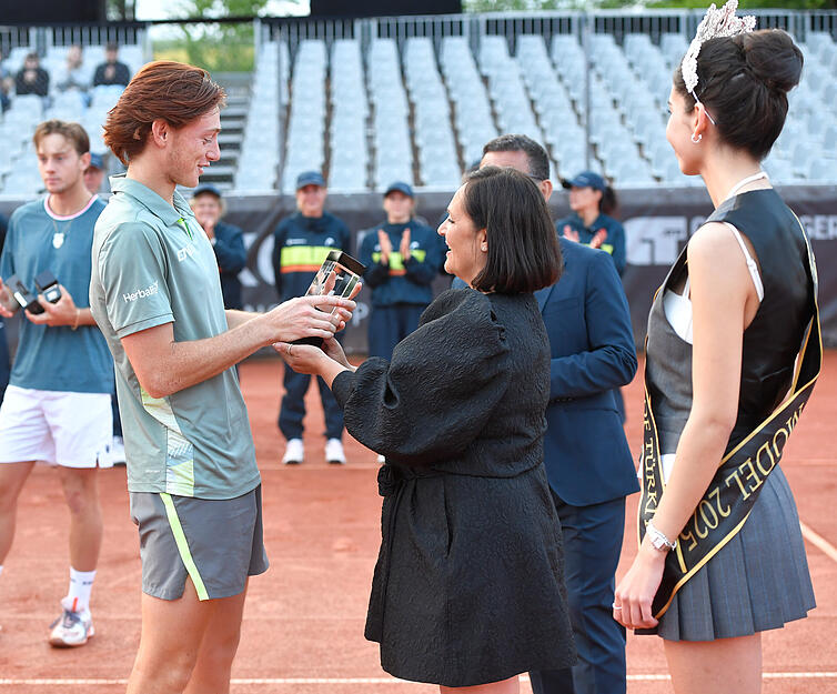 Noch nie waren so wenige Zuschauer bei der Siegerehrung.