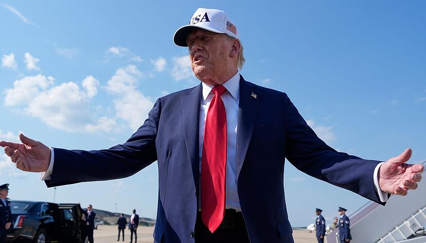 US-Präsident Trump glaubt an die Gesprächsbereitschaft des Irans. US-Präsident Trump glaubt an die Gesprächsbereitschaft des Irans.