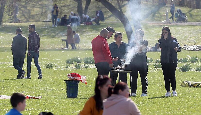Grillen im Park? In Heilbronn gelten daf&uuml;r Regeln. Foto: Archiv/Veigel