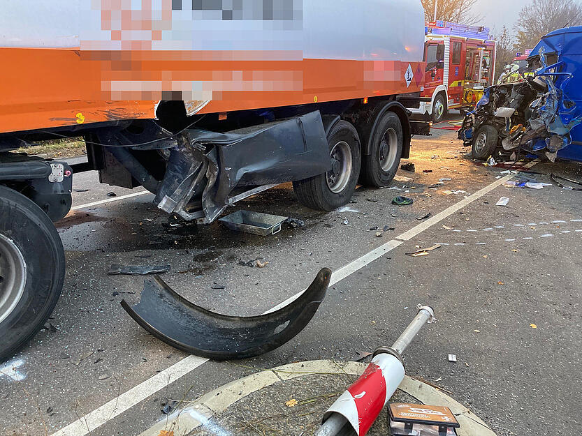 Schwerer Unfall auf der B39a Schwerer Unfall auf der B39a