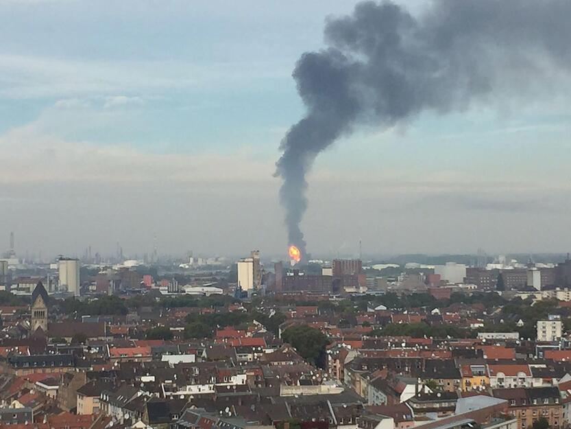 Explosion bei BASF in Ludwigshafen