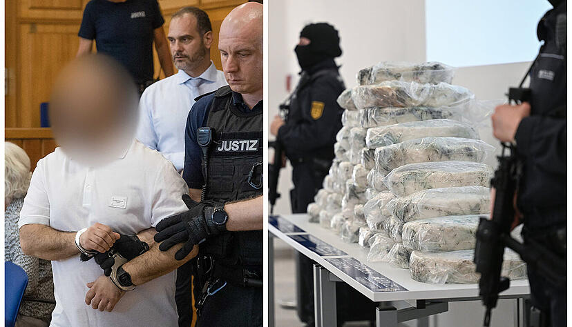 Ermittler hatten die im Herbst 2022 aufgefundene Menge Crystal Meth präsentiert. Nun sind am Landgericht Heilbronn Urteile gefallen.