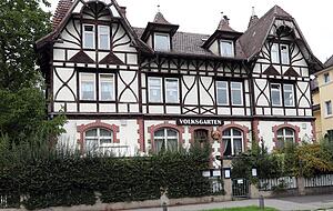 Die Gaststätte Volksgarten an der Pfühlstraße ist eines der ältesten Lokale und denkmalgeschützt.
Foto: Andreas Veigel Die Gaststätte Volksgarten an der Pfühlstraße ist eines der ältesten Lokale und denkmalgeschützt.
Foto: Andreas Veigel