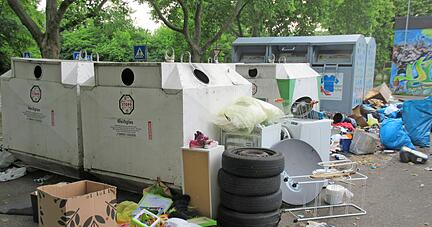 Illegale M&uuml;llablagerungen an der Viehweide, aber auch an anderen Standorten, sind vielen B&ouml;ckingern ein Dorn im Auge. 
Foto: Archiv/privat