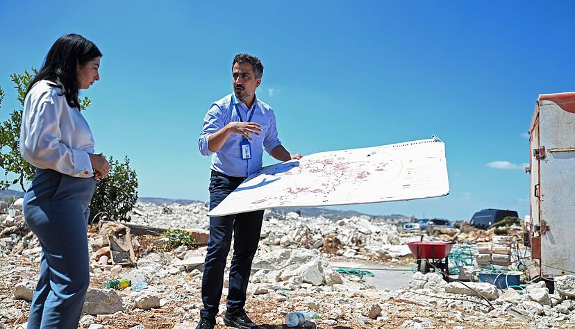 Vertreter der Vereinten Nationen erkl&auml;rten der Ministerin, in welchen Gebieten die Regierung von Pr&auml;sident Mahmud Abbas Entscheidungsgewalt hat und wo einzig die israelische Besatzungsverwaltung entscheidet. (Archivfoto)