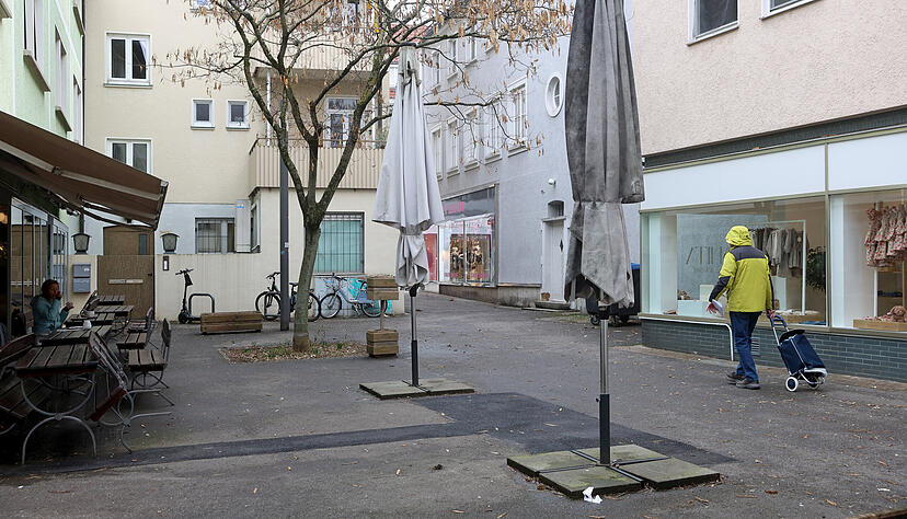 Kein sch&ouml;ner Ort: Die Eichgasse Heilbronn soll deshalb aufwendig saniert und aufgewertet werden.