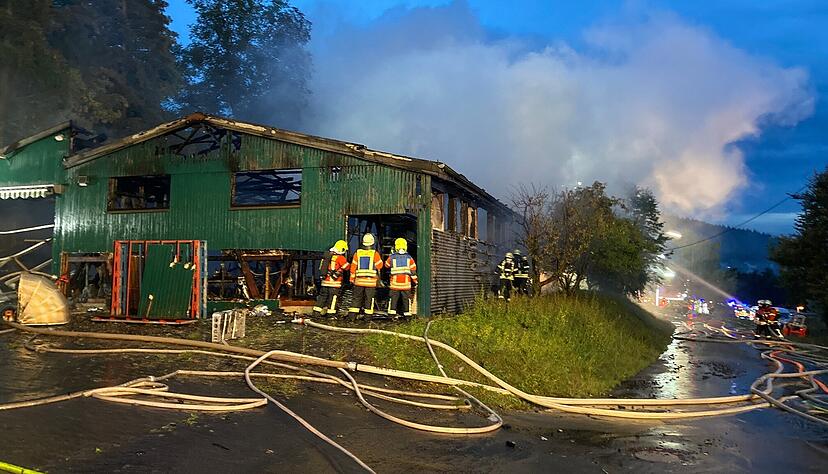 Brand Gewerbebetrieb Oberkessach Brand Gewerbebetrieb Oberkessach