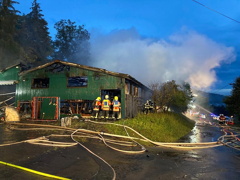 Brand Gewerbebetrieb Oberkessach Brand Gewerbebetrieb Oberkessach