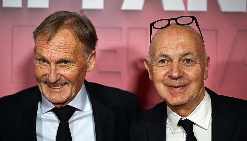 Einer Meinung in der Debatte um einen WM-Boykott: Watzke (l) und Neuendorf. Einer Meinung in der Debatte um einen WM-Boykott: Watzke (l) und Neuendorf.