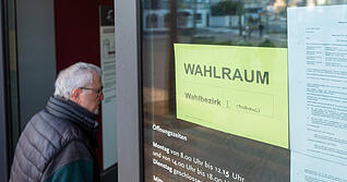 Landtagswahlen, Wahl, Rathaus Flein, Wahlraum