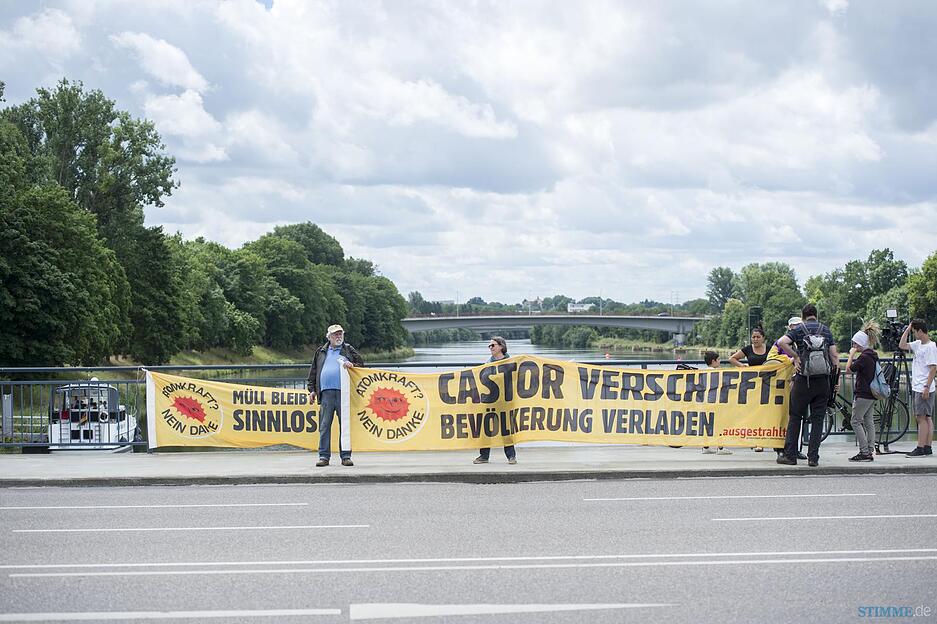 Castor-Transport durch Heilbronn | 28.6.