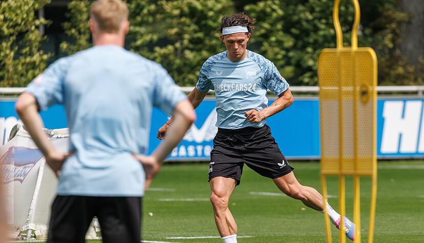 Neu-Kapitän Fabian Reese will mit Hertha BSC zurück in die Bundesliga.