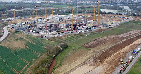 Baustelle f&uuml;r den KI-Innovationspark Ipai: Das Land will den KI-Standort Heilbronn zus&auml;tzlich st&auml;rken.