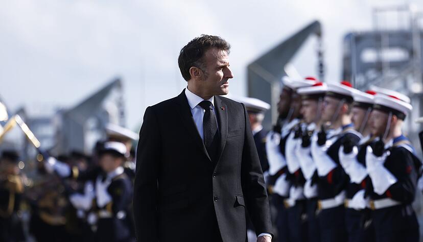 F&uuml;r Macron steht fest: Die Abschreckung muss glaubhaft bleiben.