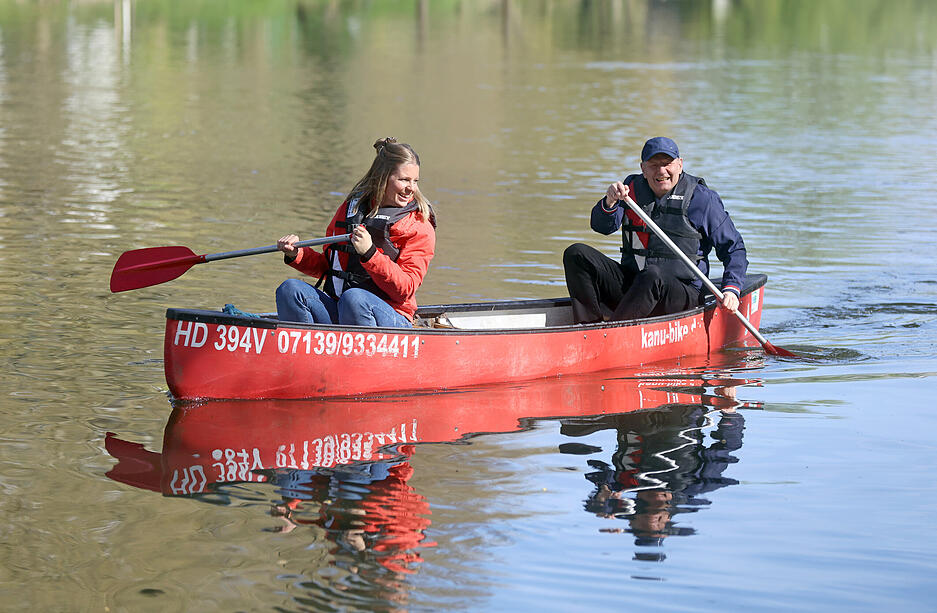 Die Stadt von Neckar aus genießen: Das war am Samstag beim Aktionstag "Heilbronn erleben - Wein, Wasser, Wissen" möglich.