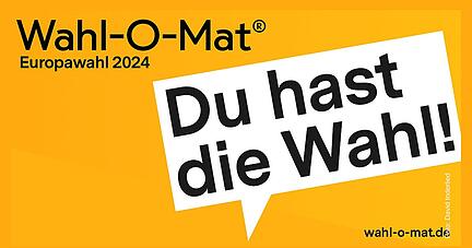 Der „Wahl-O-Mat" gibt einen Überblick, mit welcher Partei die eigenen Positionen, Interessen und Werte am meisten übereinstimmen.