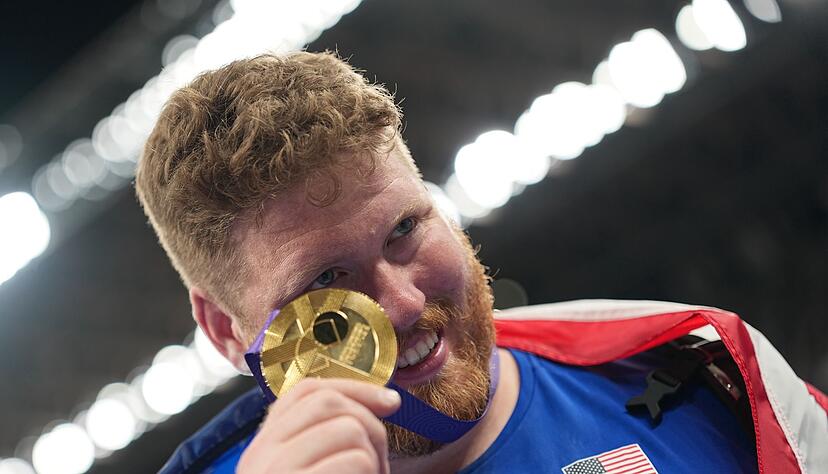 Wieder Weltmeister: Kugelstoßer Ryan Crouser aus den USA.