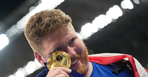 Wieder Weltmeister: Kugelstoßer Ryan Crouser aus den USA.