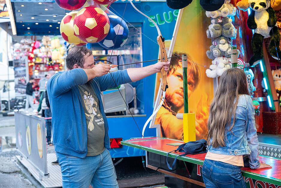 Der Volksfest-Samstag in Heilbronn