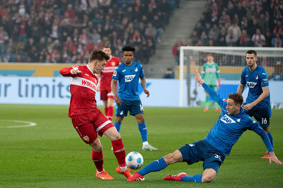 Angelo Stiller: Gegen den Ex-Club mit Pech beim Gewusel vor dem TSG-Tor. Sonst unauffällig. Machte die Räume meist eng, setzte aber auch wenig Akzente. Note: 4