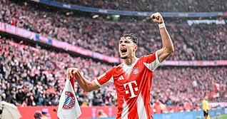 Bereit f&uuml;r Dortmund: Aleksandar Pavlovic jubelt nach seinem Tor.