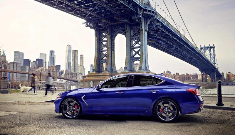 Der Genesis G70 ist mit einer neuen Heckantriebsplattform mit der Option auf Allrad ausgestattet.