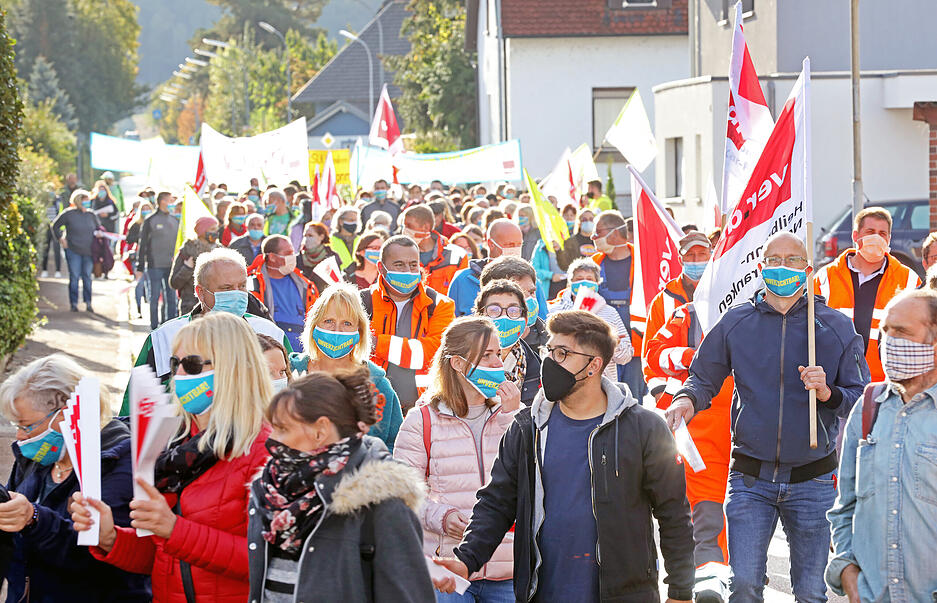 Verdi-Streik in Gundelsheim