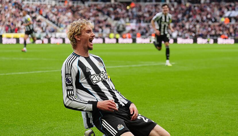 Bejubelt seinen ersten Treffer in der Premier League: Nick Woltemade.