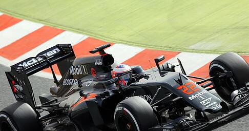 Der Rennwagen MP4-31 von McLaren-Honda. Foto: Jens Büttner